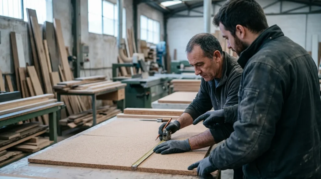 Planificación y gestión de la fabricación en industrias de madera y corcho