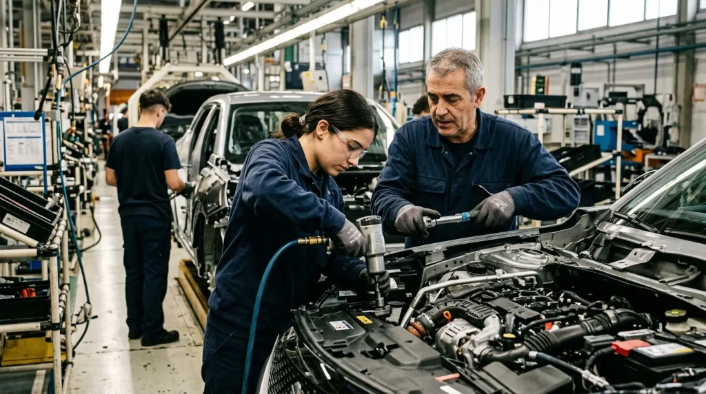 Polivalente multisistema polishift, stellantis production way (spw)