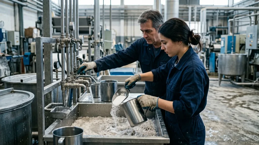 Preparación de pastas papeleras