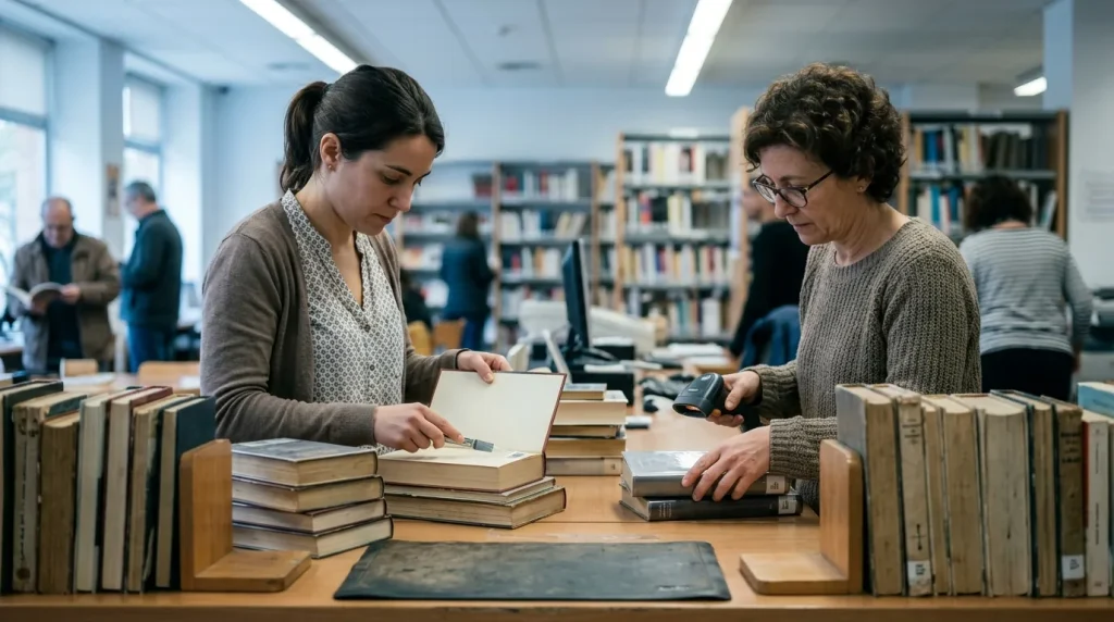 Prestación de servicios bibliotecarios