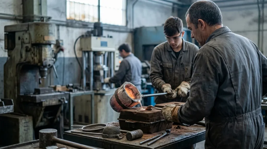 Producción en fundición y pulvimetalurgia