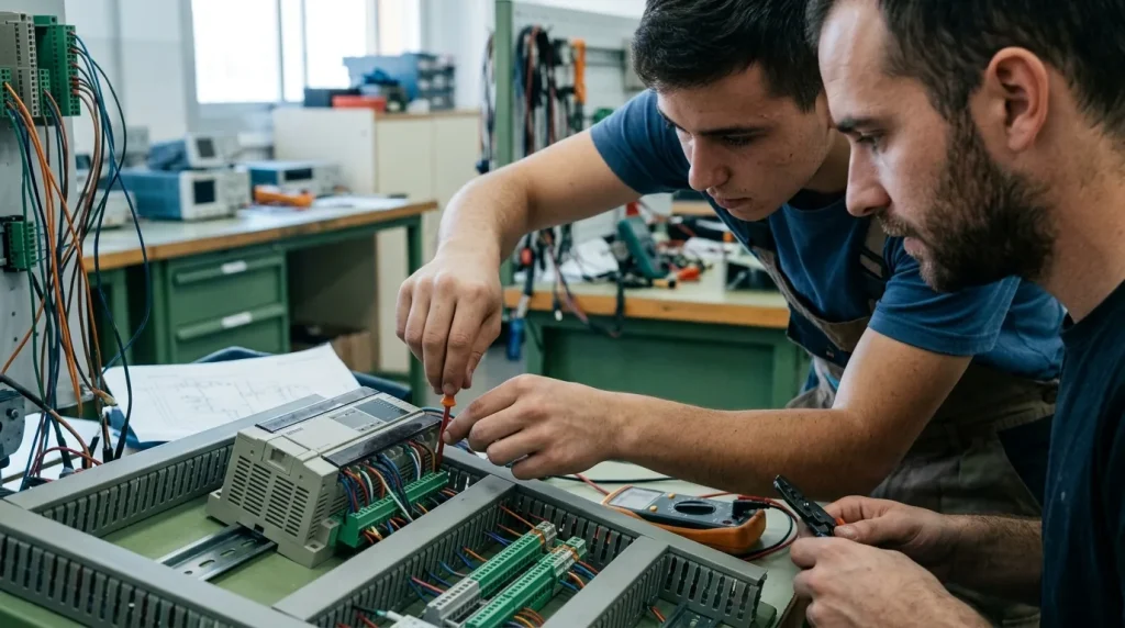 Programación estructurada de autómatas omron