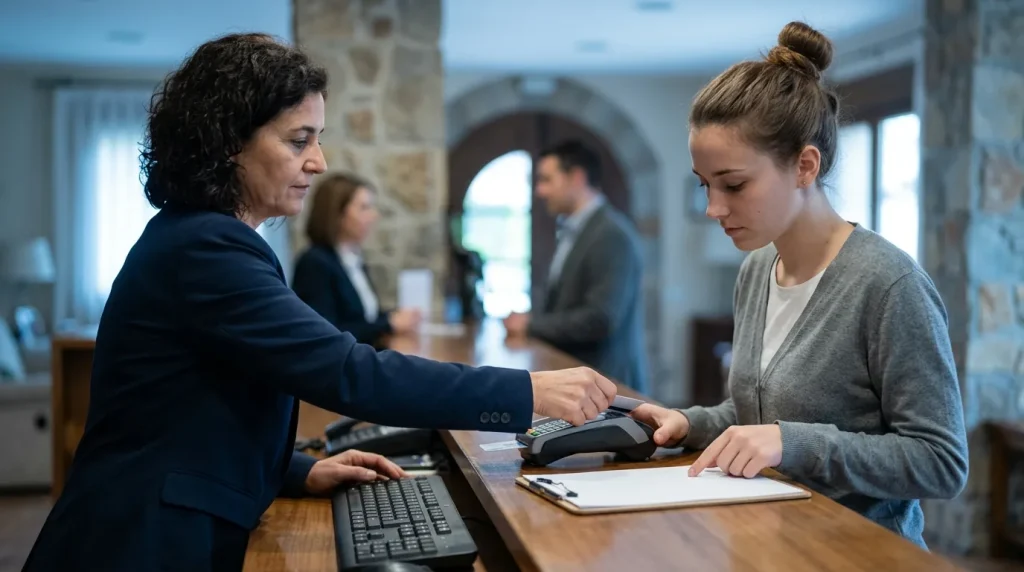 Recepción en alojamientos
