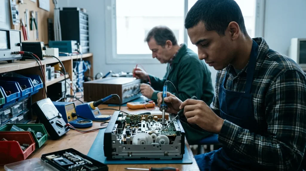 Reparación de equipos electrónicos de audio y vídeo