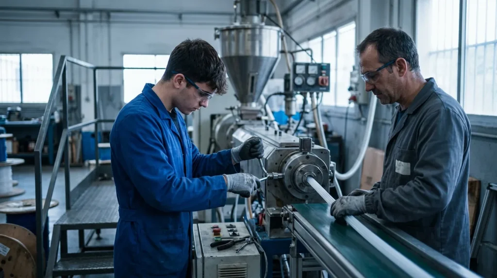 Transformación de materiales plásticos por extrusión